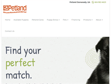 Tablet Screenshot of petlanddunwoody.com